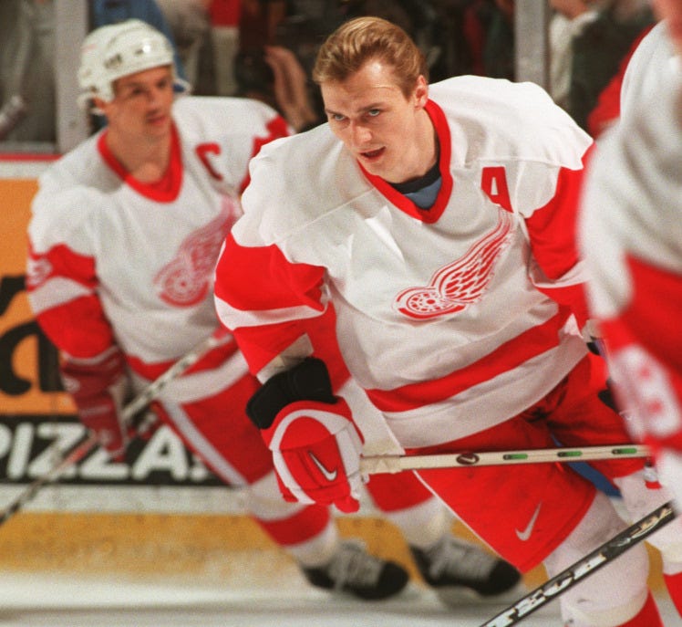 fedorov red wings jersey